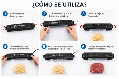 Selladora de Bolsas al Vacío – Conserva tus alimentos frescos por más tiempo