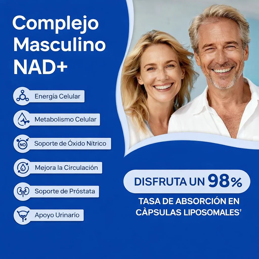 NAD+ FOR MEN – FÓRMULA AVANZADA PARA HOMBRES